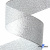 Лента металлизированная "ОмТекс", 50 мм/уп.22,8+/-0,5м, цв.- серебро - купить в Санкт-Петербурге. Цена: 149.71 руб.