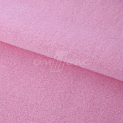 Флис окрашенный 15-2215, 250 гр/м2, шир.150 см, цвет светло-розовый - купить в Санкт-Петербурге. Цена 580.31 руб.