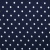 Креп стрейч Амузен, 85 г/м2, 19-3920 (т.синий)/белый крупный горох, шир.150 см - купить в Санкт-Петербурге. Цена 220.50 руб.