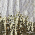 Трикотажное полотно, Сетка с пайетками, шир.130 см, #315, цв.-белый/золото - купить в Санкт-Петербурге. Цена 693.39 руб.
