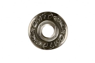 Кнопка металлическая "Альфа" с пружиной, 15 мм (уп. 720+/-20 шт), цвет никель - купить в Санкт-Петербурге. Цена: 1 466.73 руб.