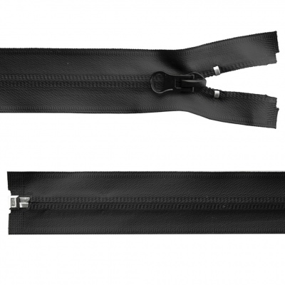 Молния водонепроницаемая PVC Т-7, 90 см, разъемная, цвет чёрный - купить в Санкт-Петербурге. Цена: 61.18 руб.