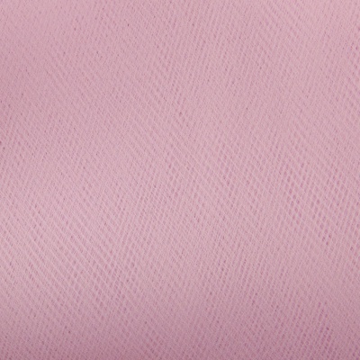 Фатин матовый 16-12, 12 гр/м2, шир.300см, цвет нежно-розовый - купить в Санкт-Петербурге. Цена 96.31 руб.