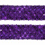 Тесьма с пайетками 12, шир. 35 мм/уп. 25+/-1 м, цвет фиолет - купить в Санкт-Петербурге. Цена: 1 308.30 руб.