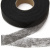 Прокладочная лента (паутинка) DF23, шир. 15 мм (боб. 100 м), цвет чёрный - купить в Санкт-Петербурге. Цена: 1.13 руб.