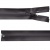 Молния водонепроницаемая PVC Т-7, 60 см, разъемная, цвет (301) т.серый - купить в Санкт-Петербурге. Цена: 49.39 руб.
