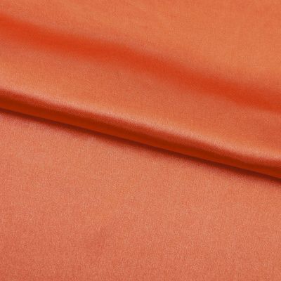 Поли креп-сатин 18-1445, 120 гр/м2, шир.150см, цвет оранжевый - купить в Санкт-Петербурге. Цена 155.57 руб.