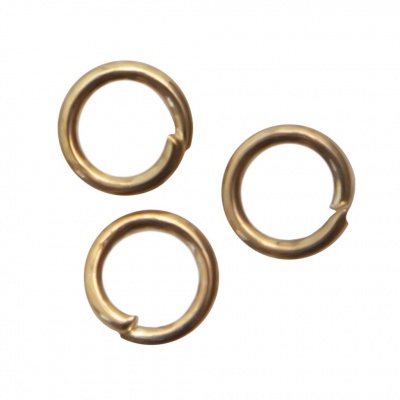 Кольцо  соединительное для бижутерии 4 мм, цв.-золото - купить в Санкт-Петербурге. Цена: 0.41 руб.