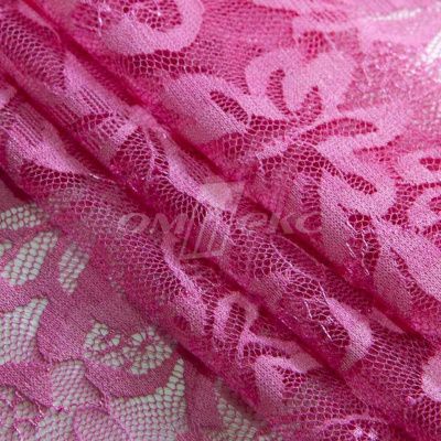 Кружевное полотно стрейч XD-WINE, 100 гр/м2, шир.150см, цвет розовый - купить в Санкт-Петербурге. Цена 1 851.10 руб.