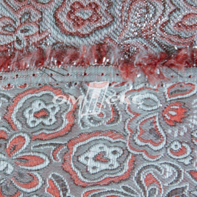 Ткань костюмная жаккард, 135 гр/м2, шир.150см, цвет красный№12 - купить в Санкт-Петербурге. Цена 441.92 руб.