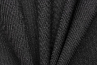 Ткань костюмная 25505 2003, 265 гр/м2, шир.150см, цвет т.серый - купить в Санкт-Петербурге. Цена 418.73 руб.