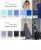 Креп стрейч Амузен 14-4122, 85 гр/м2, шир.150см, цвет голубой - купить в Санкт-Петербурге. Цена 148.37 руб.