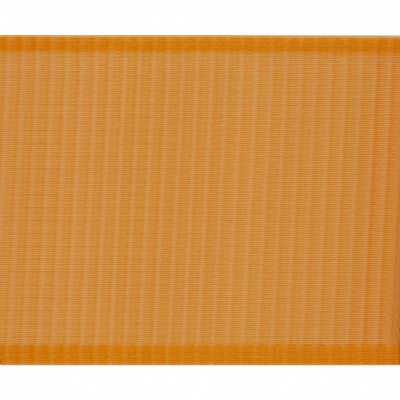 Лента капроновая "Гофре", шир. 110 мм/уп. 50 м, цвет оранжевый - купить в Санкт-Петербурге. Цена: 26.93 руб.