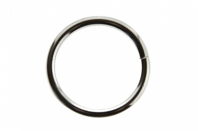 Кольцо металлическое d-3 х 32 мм, цв.-никель - купить в Санкт-Петербурге. Цена: 3.92 руб.