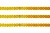 Пайетки "ОмТекс" на нитях, CREAM, 6 мм С / упак.73+/-1м, цв. 92 - золото - купить в Санкт-Петербурге. Цена: 484.77 руб.