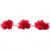 Тесьма плетеная "Рюш", упак. 9,14 м, цвет красный - купить в Санкт-Петербурге. Цена: 46.82 руб.