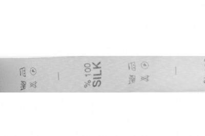 Состав и уход за тк.100% Silk (4000 шт) - купить в Санкт-Петербурге. Цена: 262.60 руб.