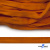 Шнур плетеный (плоский) d-12 мм, (уп.90+/-1м), 100% полиэстер, цв.267 - оранжевый - купить в Санкт-Петербурге. Цена: 8.62 руб.