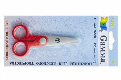Ножницы G-508 детские 130 мм - купить в Санкт-Петербурге. Цена: 118.32 руб.