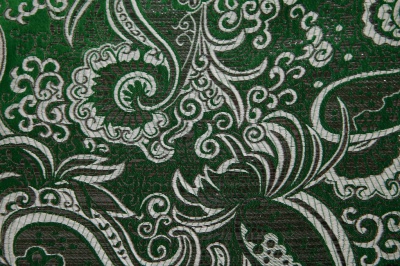 Ткань костюмная жаккард, 135 гр/м2, шир.150см, цвет зелёный№4 - купить в Санкт-Петербурге. Цена 441.94 руб.