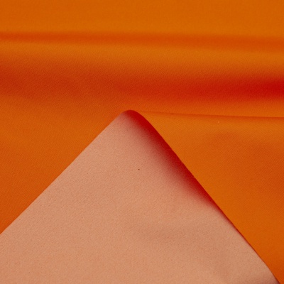 Поли понж (Дюспо) 17-1350, PU/WR, 65 гр/м2, шир.150см, цвет оранжевый - купить в Санкт-Петербурге. Цена 83.77 руб.