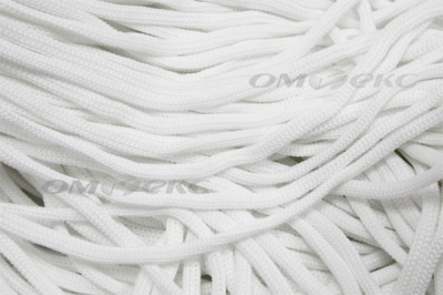 Шнур Т-02 (4с2) мелкое плетение 4мм 100 м белый - купить в Санкт-Петербурге. Цена: 2.50 руб.