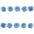 Тесьма плетеная "Рюш", упак. 9,14 м, цвет голубой - купить в Санкт-Петербурге. Цена: 45.87 руб.