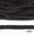 Шнур плетеный d-6 мм круглый, 70% хлопок 30% полиэстер, уп.90+/-1 м, цв.1078-черный - купить в Санкт-Петербурге. Цена: 594 руб.