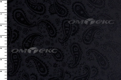 Ткань подкладочная жаккард Р14098, чёрный, 85 г/м2, шир. 150 см, 230T - купить в Санкт-Петербурге. Цена 166.45 руб.