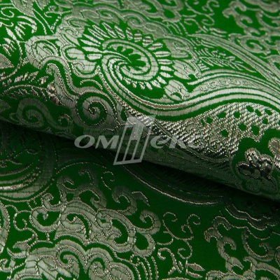 Ткань костюмная жаккард №4, 140 гр/м2, шир.150см, цвет зелёный - купить в Санкт-Петербурге. Цена 383.29 руб.
