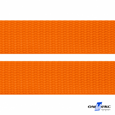 Оранжевый- цв.523 -Текстильная лента-стропа 550 гр/м2 ,100% пэ шир.40 мм (боб.50+/-1 м) - купить в Санкт-Петербурге. Цена: 637.68 руб.