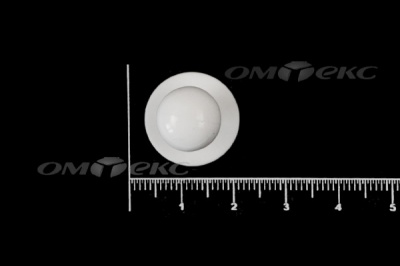 Пуговица поварская "Пукля", 10 мм, цвет белый - купить в Санкт-Петербурге. Цена: 2.28 руб.