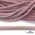 Шнур плетеный d-6 мм круглый, 70% хлопок 30% полиэстер, уп.90+/-1 м, цв.1087-розовый - купить в Санкт-Петербурге. Цена: 594 руб.