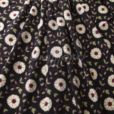 Плательная ткань "Фламенко" 10.1, 80 гр/м2, шир.150 см, принт растительный - купить в Санкт-Петербурге. Цена 241.49 руб.