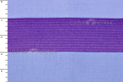 Окантовочная тесьма №0225, шир. 22 мм (в упак. 100 м), цвет фиолет - купить в Санкт-Петербурге. Цена: 271.60 руб.