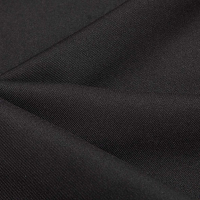 Ткань костюмная 21010 2044, 225 гр/м2, шир.150см, цвет черный - купить в Санкт-Петербурге. Цена 390.73 руб.