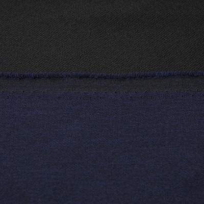 Ткань костюмная 26150 2009, 214 гр/м2, шир.150см, цвет т.синий - купить в Санкт-Петербурге. Цена 358.58 руб.