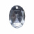 Стразы пришивные акриловые арт.#39/10 - "Кристал", 10х14 мм - купить в Санкт-Петербурге. Цена: 0.69 руб.