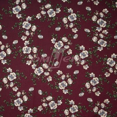 Плательная ткань "Фламенко" 3.3, 80 гр/м2, шир.150 см, принт растительный - купить в Санкт-Петербурге. Цена 317.46 руб.
