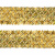 Тесьма с пайетками D16, шир. 35 мм/уп. 25+/-1 м, цвет золото - купить в Санкт-Петербурге. Цена: 1 281.60 руб.