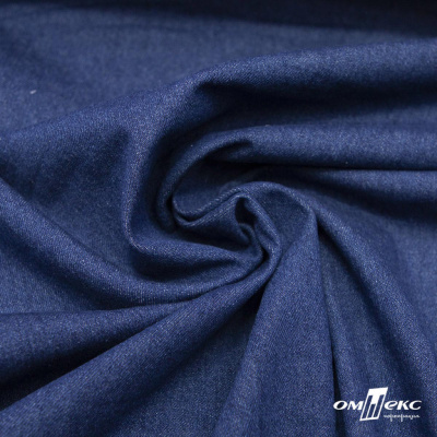 Ткань костюмная "Джинс", 315 г/м2, 100% хлопок, шир. 150 см,   Цв. 7/ Dark blue - купить в Санкт-Петербурге. Цена 588 руб.