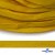Шнур плетеный (плоский) d-12 мм, (уп.90+/-1м), 100% полиэстер, цв.269 - жёлтый - купить в Санкт-Петербурге. Цена: 8.62 руб.