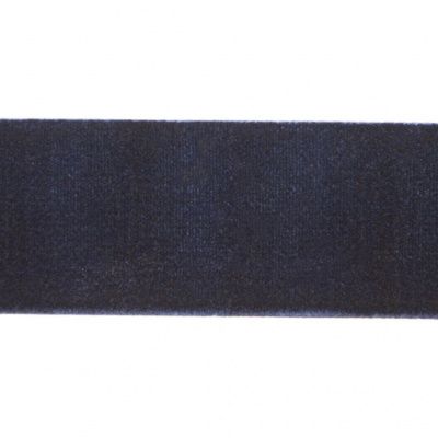 Лента бархатная нейлон, шир.25 мм, (упак. 45,7м), цв.180-т.синий - купить в Санкт-Петербурге. Цена: 800.84 руб.