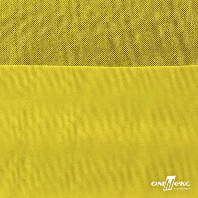 Трикотажное полотно голограмма, шир.140 см, #602 -жёлтый/жёлтый - купить в Санкт-Петербурге. Цена 385.88 руб.