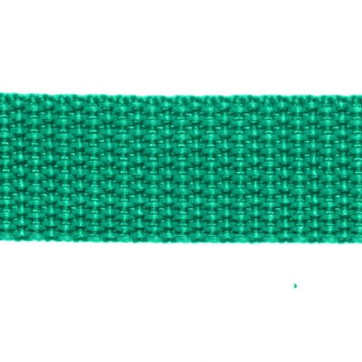 Стропа текстильная, шир. 25 мм (в нам. 50+/-1 ярд), цвет яр.зелёный - купить в Санкт-Петербурге. Цена: 397.52 руб.
