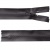 Молния водонепроницаемая PVC Т-7, 20 см, неразъемная, цвет (301)-т.серый - купить в Санкт-Петербурге. Цена: 21.78 руб.