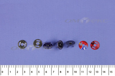 Кнопки магнитные МКМ-02, диам. 18 мм, чёрный никель - купить в Санкт-Петербурге. Цена: 14.49 руб.
