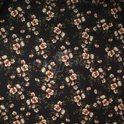 Плательная ткань "Фламенко" 3.1, 80 гр/м2, шир.150 см, принт растительный - купить в Санкт-Петербурге. Цена 239.03 руб.