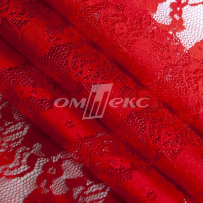 Кружевное полотно стрейч 15A61/RED, 100 гр/м2, шир.150см - купить в Санкт-Петербурге. Цена 1 580.95 руб.