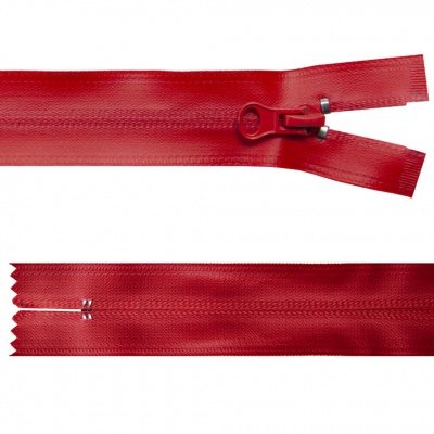 Молния водонепроницаемая PVC Т-7, 20 см, неразъемная, цвет (820)-красный - купить в Санкт-Петербурге. Цена: 21.56 руб.